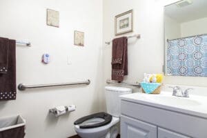 Bathroom at Charter Senior Living of Williamsburg